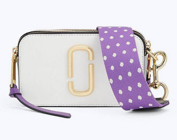 Сумка с ярким ремнем Snapshot Moon White Multi