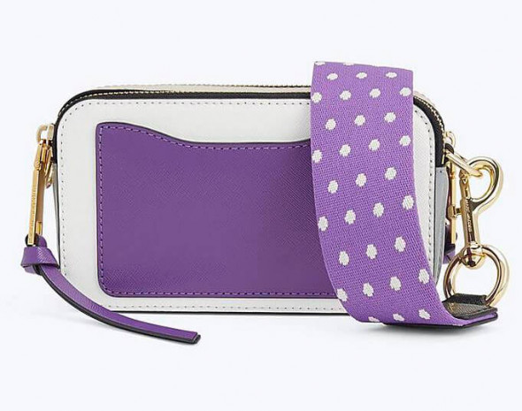 Сумка с ярким ремнем Snapshot Moon White Multi
