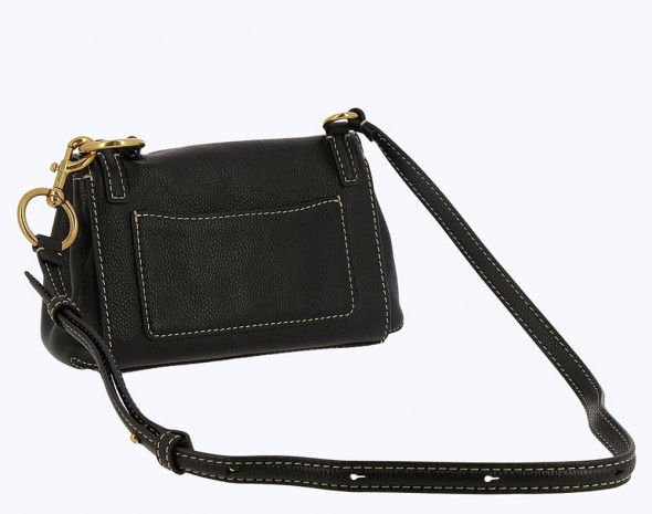 Черная сумка на плечо Marc Jacobs Black Gold